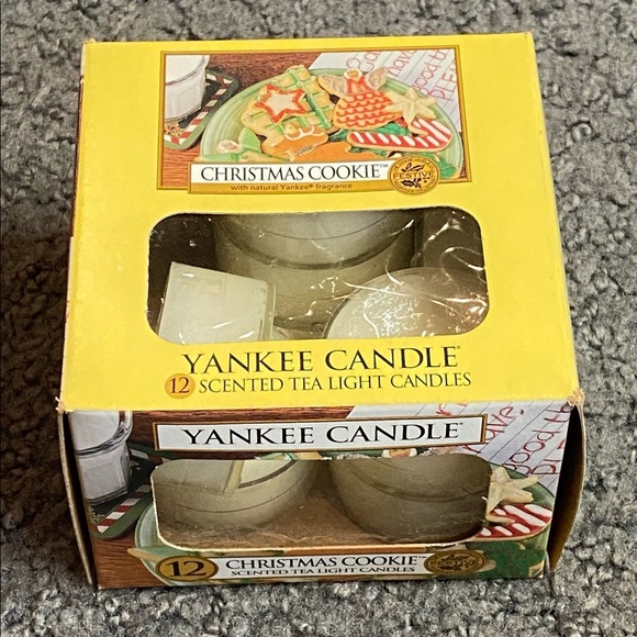 Yankee Candle Christmas Cookie Tealights 8 Box New